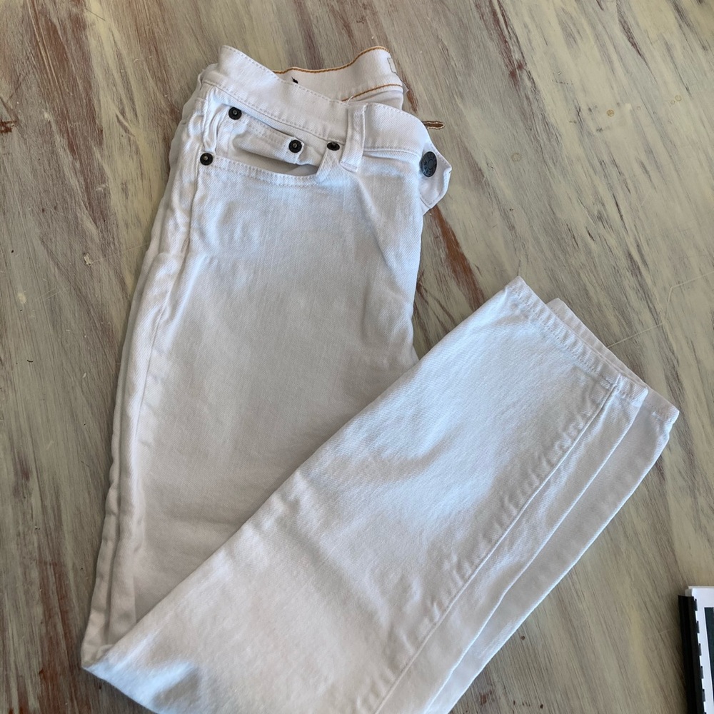 J. Crew white jeans